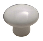 (image for) Knob 1-3/8" White Ceramic