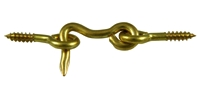 (image for) Hook&Eye Brass 2"