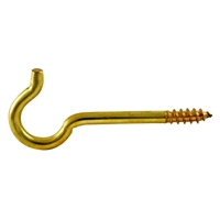 (image for) Ceiling Hook Brass #204 3/Cd