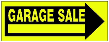 (image for) Sign 10x24 'Garage Sale'