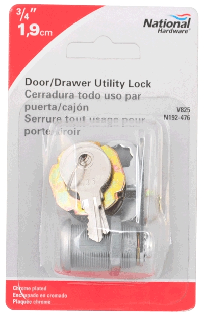 (image for) Lock Utility 3/4" Chrome