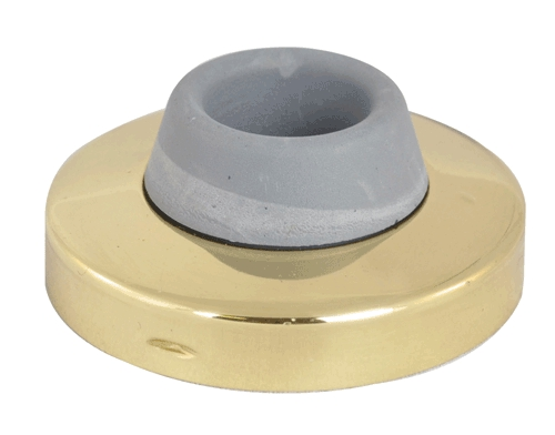 (image for) Door Stop Wall Concave Brass