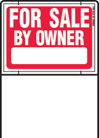 (image for) Sign For Sale By Owner W/Frame