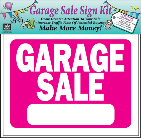 (image for) Sign Kit Garage Sale