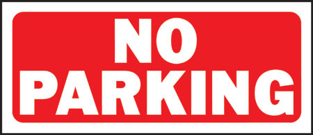(image for) Sign "no Parking"