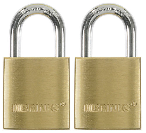 (image for) Luggage Lock 3/4" Brass 2/Cd