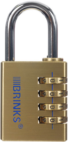 (image for) Padlock 1-9/16" Brs Reset Comb