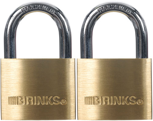 (image for) Padlock 1-9/16" Brass 2/Cd