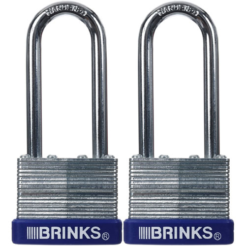 (image for) Padlock 1.5" Laminatd Stl 2/Cd