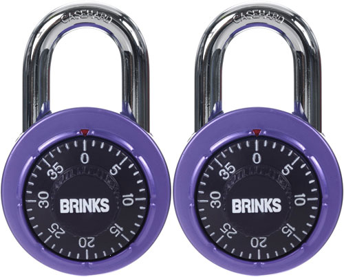 (image for) Padlock Combo 1-7/8" Alum 2/Cd