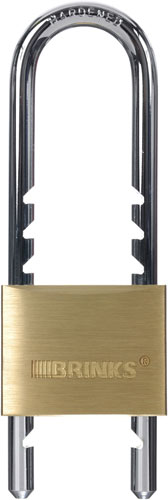 (image for) Padlock 2" Brass Adj Shackle