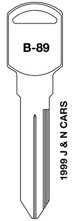 (image for) Key Blank Gm Skylark Ach 10/Bg