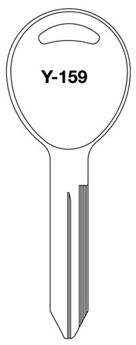 (image for) Key Blank Chrysler 95 10/Bg