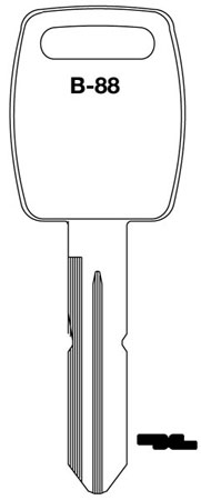 (image for) Key Blank Gm Saturn 95-96 10bg