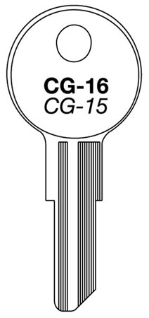 (image for) Key Blank Chicago Cg16 10/Bg