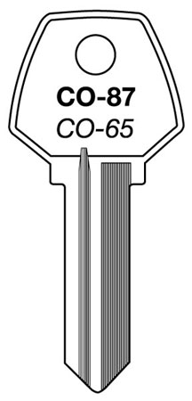 (image for) Key Blank Corbin Co87 10/Bg