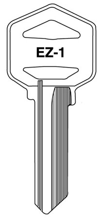 (image for) Key Blank F/Lsda Ez-1 10/Bg