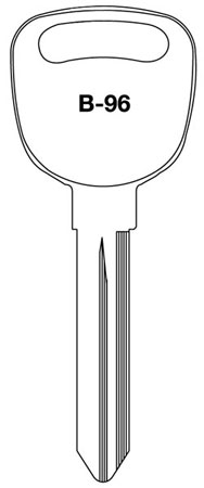 (image for) Key Blank Gm B-96 10/Bg