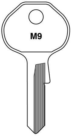 (image for) Key Blank M19 M9 Master 10/Bg