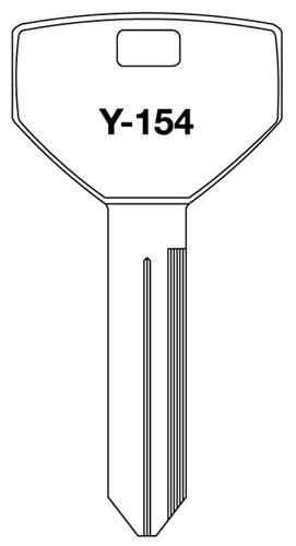 (image for) Key Blank Chrysler 89 10/Bg