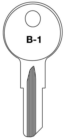 (image for) Key Blank Briggs&Straton 10/Bg