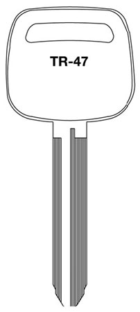 (image for) Key Blank 91-93 Toyota 10/Bg