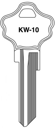 (image for) Key Blank Kwikset Titan 10/Bg