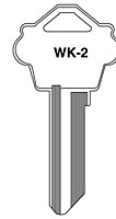 (image for) Key Blank Weslock 10/Bg