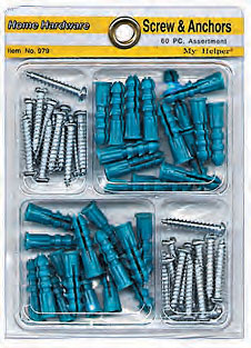 (image for) Kit Screw / Anchor 60pc.
