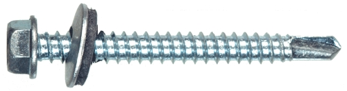 (image for) Screws: Self-Drilling, Tek, Hex Washer Head