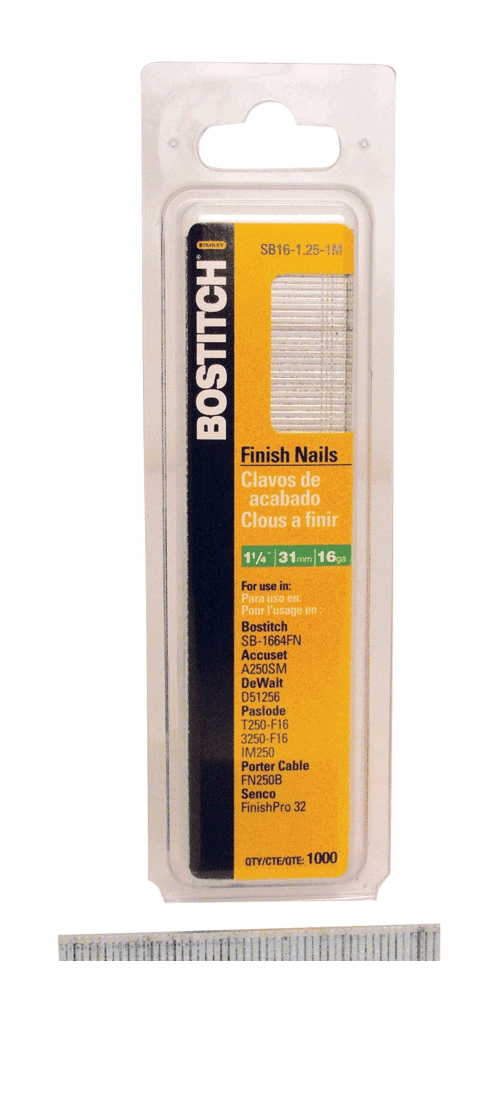 (image for) Finish Nail 16x1.75" 1m