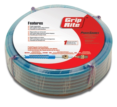 (image for) Air Hose 3/8"x100' W/Couplers