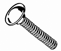 (image for) Carriage Bolt 1/4-20x1.25"100b