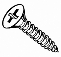 (image for) Screw Ph Flat 6x3/4" 100/Bx