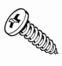 (image for) Screw Ph Pn Sms 6x1/2" 100/Bx