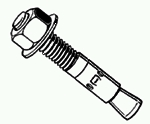 (image for) Anchor Conc Std 1/2x3-3/4"25bx