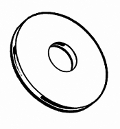(image for) Fender Washer 1/8(#6)x3/4"100b