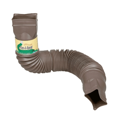 (image for) Downspout Brown Flex-A-Spout