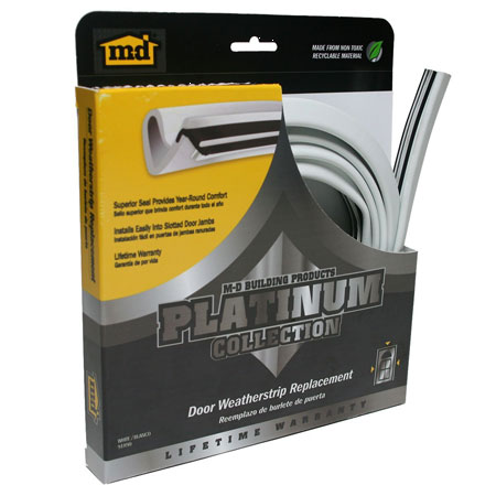 (image for) Weatherstrip Platinum 84"white