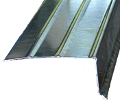 (image for) Drip Edge 1x2x10' Galv Hemmed