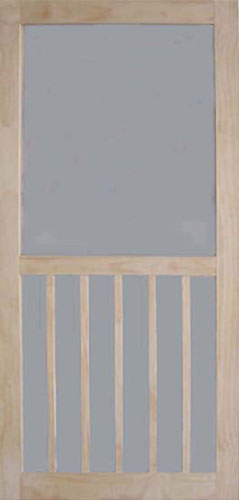(image for) Exterior Doors: Wood & Aluminum Screen Doors