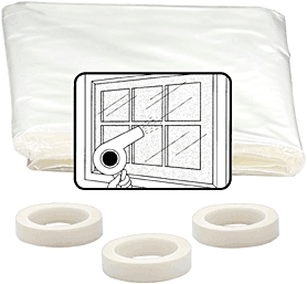 (image for) Window Kit 40"x64" Shrink&Seal - Click Image to Close