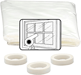 (image for) Window Kit 40"x64" Shrink&Seal