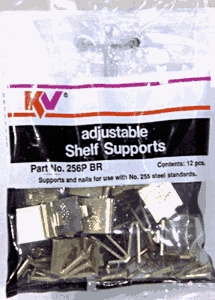(image for) Shelf Clip Kv 3/4" Brass