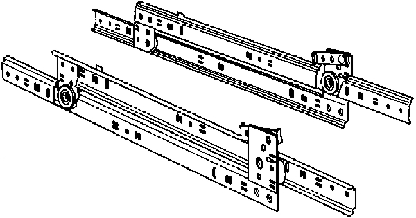 (image for) Drawer Slide Kv 18"side-Mount