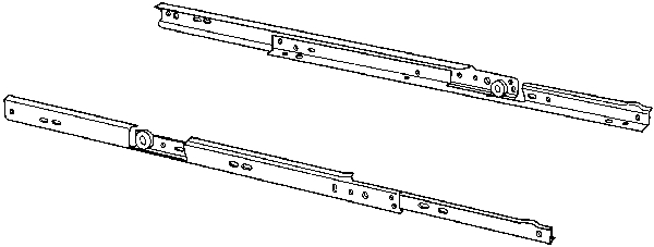 (image for) Drawer Slide 16"/400mm White