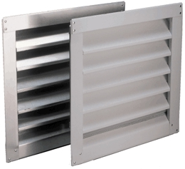 (image for) Louver Wall 12x18" Alum