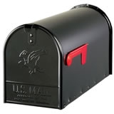 (image for) Mailbox #1 Steel Black Smooth