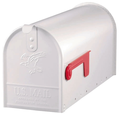 (image for) Mailbox #1 Steel White Smooth