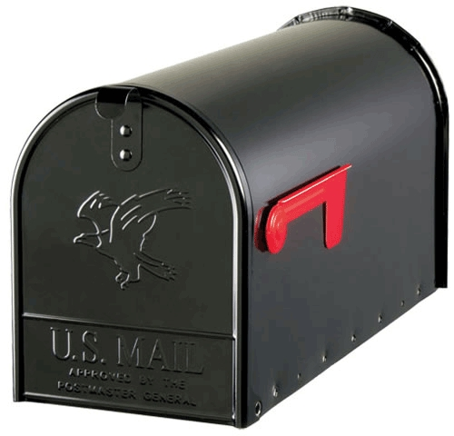 (image for) Mailbox #2 Steel Black Smooth